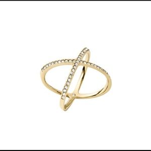 Michael Kors cross cross ring